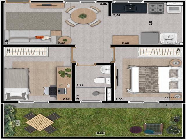 #74 - Apartamento para Venda em Leme - SP